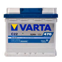  Varta Blue Dynamic C22 52/ 552400047