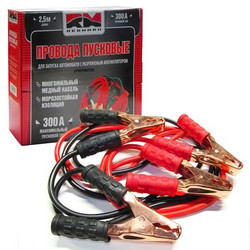 Пусковые провода Redmark Провода пусковые (прикуриватель) 300А | Артикул RM300A25M